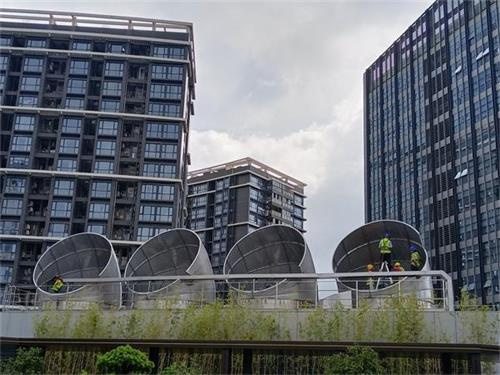 淺談中空冷卻塔的安裝要求(如何增加冷卻塔的冷卻效果)