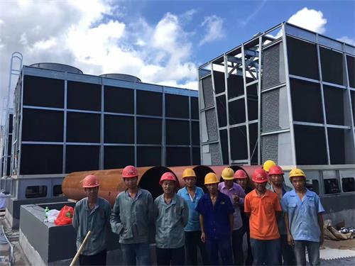 圓形冷卻塔底梁的安裝要求是什么,玻璃鋼圓形冷卻塔